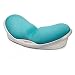 LINGSFIRE Memory Foam Mouse Wrist Rest Keyboard Wrist Rest Pad Anti-Skid Mousepad Support Wrist Rest Mat for Office Computer Laptop Mac- Durable Comfortable Lightweight Easy Typing Pain Relief (Blue)