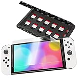 Dicross（ディクロス） 【日本製・国内製造】 Nintendo Switch 新型スイッチ 有機EL用 抗菌・抗ウイルスフィルム 保護フィルム 指紋防止 なめらか 気泡ゼロ 貼り付け簡単 ソフトケース付き