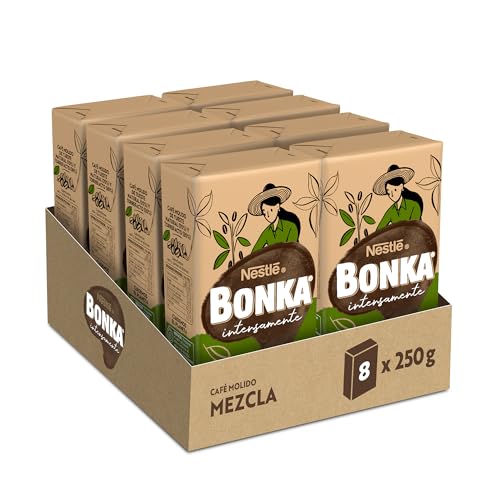 Bonka Café Molido Mezcla 70/30 250 g - 8 paquetes