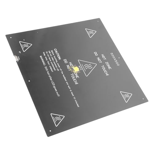 3D-Drucker-Heißbett, 24 V, 350 W, Hochleistungs-Aluminiumlegierung, 500 X 500 Mm, mit Selbstklebender, Schnell Erhitzender Bauoberfläche, 3D-Drucker-Heizbett-P