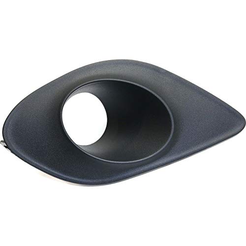 Image of DAT AUTO PARTS Front Right Fog Light Bezel Fits 2015-2023 Dodge Charger | Scat Pack and Hellcat, 2015-2018 SRT 392, RH Bumper Cover Trim, Black Textured Plastic, CH1039171, 68280428AA