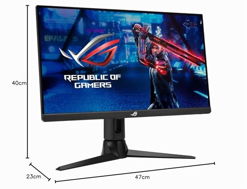 ASUS ROG Strix XG259CM Ecran Gamer – 24.5" 1080p, 240Hz (OC), 1ms, Fast IPS, ELMB Sync, USB-C, 120% sRGB, G-Sync Compatible, KVM