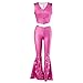 Rubies Women's Barbie Movie Western Barbie Adult Costume Flared Pants with Vest and Scarf, Medium