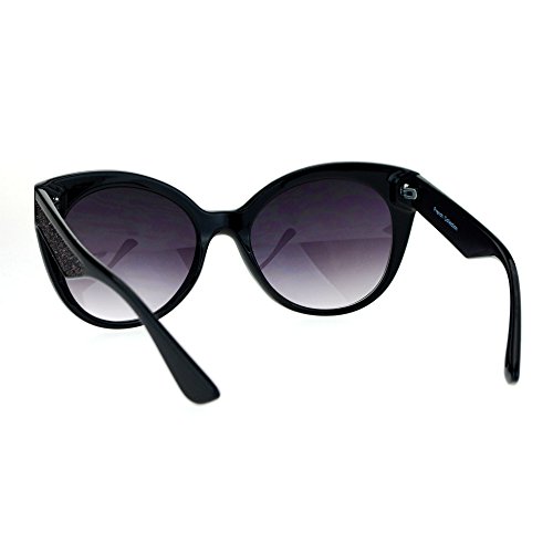 PASTL Sunglasses Womens Round Butterfly Frame Glitter Sides UV 4003