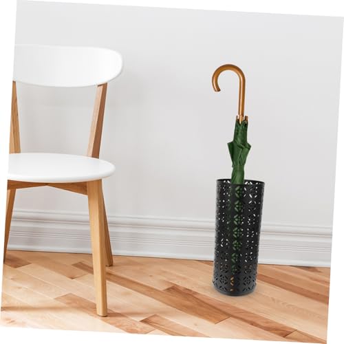 Seau à planter noir iplusmile pour stopper les gouttes d'eau dans votre entrée