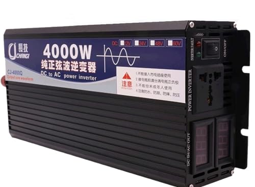 Convertisseur 12V vers 110V 4000W à double affichage LCD numérique