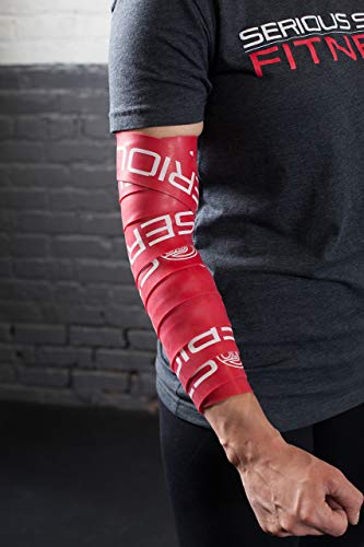 Serious Steel Mobility & Recovery (Floss) Bands |Compression Band | Tack & Flossing Band (7' L X 2" W) - Red #TOP5