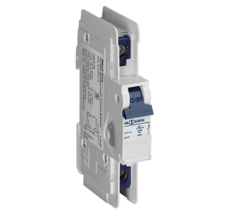 1D03UL, Circuit Breaker,Thermal, 0.3A, DIN, 1 Pole, 277VAC,Ring Tongue, UL Series