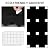 Garvee 4 Pack Acoustic Panels, 48x24x2 in Soundproof Wall Panels Foams, Easy Installation, Noise Reducing Sound Dampening Foam Mat for Bedroom Media Room Studio, Black