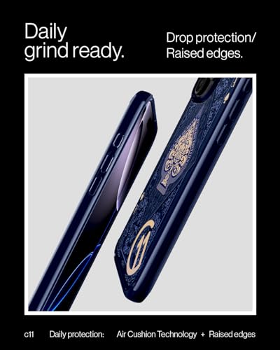 Image of Spigen Ultra Hybrid T MagFit Back Cover Case for iPhone 16 Pro, c11 Collection, MagSafe Compatible, Camera Control Covered, 3D Effect with Hexa-Layer Print - PC+TPU | Fearless