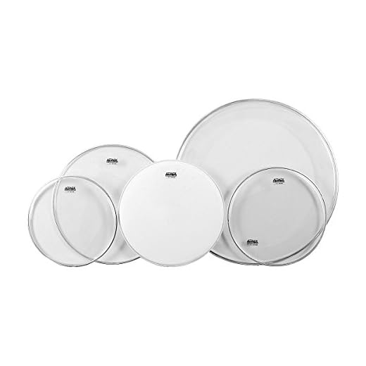 Attack Proflex 1 Clear 5-piece Drumhead Pack