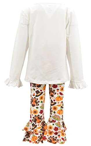 Unique Baby 2 Piece Girls Double Ruffle Leggings and Long Sleeve Shirt Clothes Set Kid and Toddler Girl Outfit4