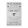 Gezxin Mother's Day Card for Girlfriend, I Love My Girlfriend Birthday Anniversary Just Because Long Distance Easter Gifts