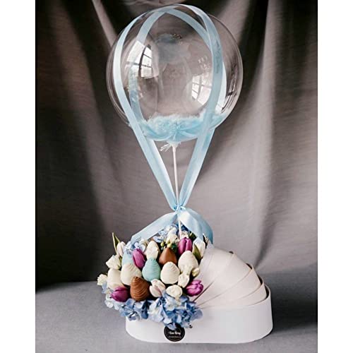 UNIKPACKAGING Premium Quality European Style Gender Reveal Gift Basket, Its a Boy/Girl Floral Box for Luxury Style Flower Arrangements (White) - Image 5