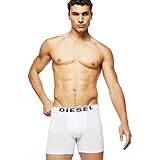 Diesel Herren Sebastianthreepac Boxer Long 3pack Slip, schwarz/weiß/grau, Large (3er Pack)