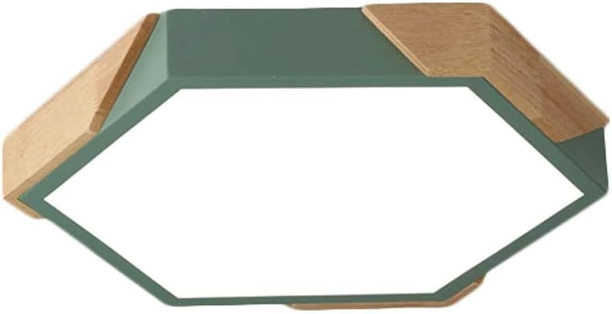 FEDIMA Lamp Promise Dimming Ceiling Lamp Diamond Geometric Lamp Children Colored Wooden Splicing Lamp Hexagonal Lamp