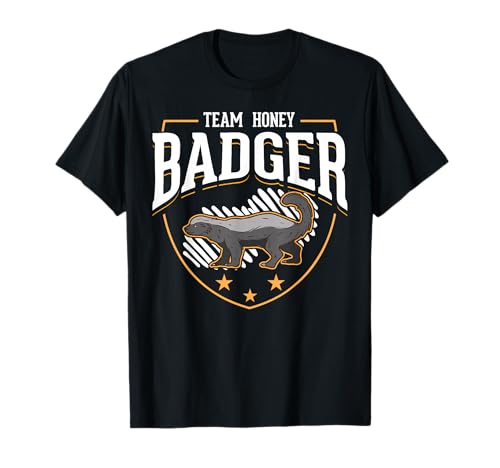 Team honey badger blaireau de miel t-shirt