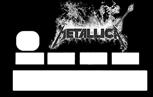 Stickers Metallica pour personnaliser votre Carte Bleue selon l'envie du moment Cover