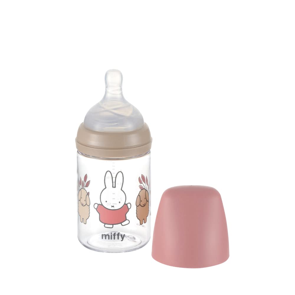 リッチェル(Richell) 歯科大教授×小児歯科医師共同開発 プラスチック製ほ乳瓶 ミッフィー おでかけミルクボトル 160mL