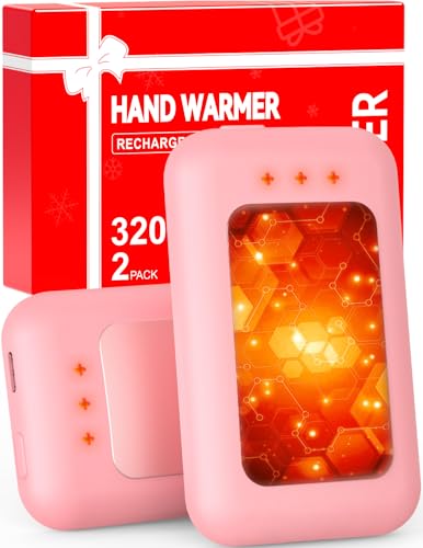 Calentadores de manos AI recargables, reutilizables, calentador de manos eléctrico portátil, calentamiento inteligente rápido en 1 segundo, regalos para Navidad, al aire libre, golf, caza, accesorios