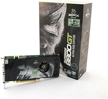 XFX PVT88SFDD4 GeForce 8800GS XXX 384MB GDDR3 680Mhz PCI Express 2.0 SLI Ready Video Card ( Dual DVI / S-video )
