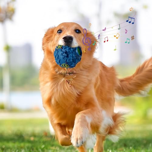 Wobble Hundeball – Wobble Wag Gigglee Ball Hundespielzeug | Interaktives langsames Füttern | Leckender Ball für Hunde | Kreatives Hundespielzeug | Wobble Leckerli-Spender |