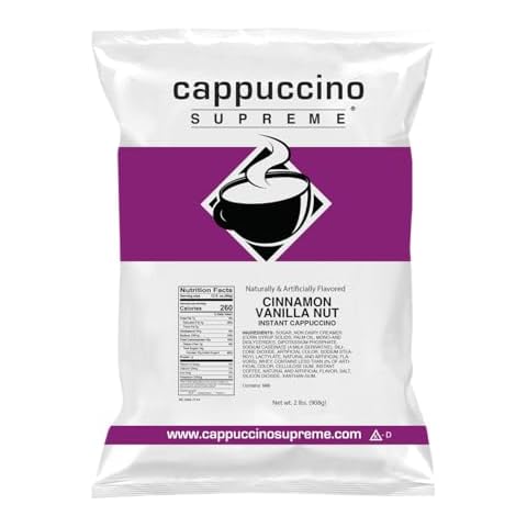 Cappuccino Supreme 2 lb bag Cinnamon Vanilla Nut Instant Cappuccino Mix Cover