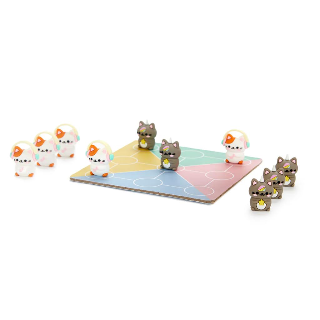 Jeu de société Tic Tac Toe Kawaii idée cadeau originale pour fan de chats