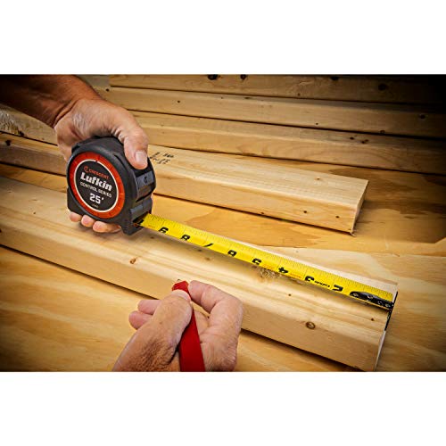 Image of Crescent Lufkin 1-3 /16 x 25' Command Control Series Yellow Clad Engineers Tape Measure - L1025CD