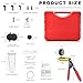 YTFRL Hand Held Vacuum Pump Brake Bleeder Kit, Brake Clutch Fluid Bleeder Vacuum Pump Pressure Tester with Gauge Adapters, Automotive Brake Fluid Bleeding Set with Protected Case