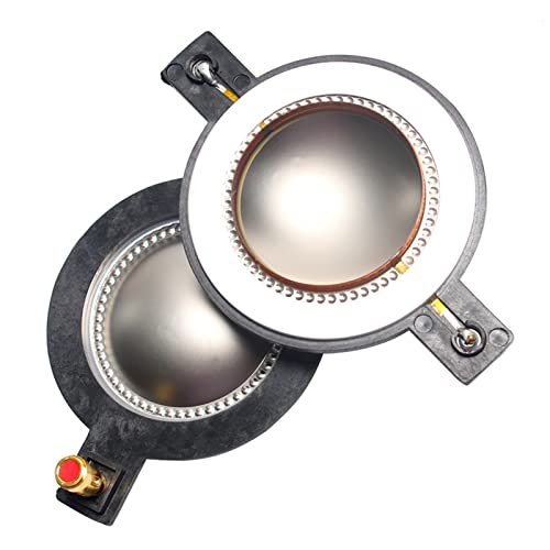 Générique WNJ-Tool, 2pcs 51.2mm Voice Bobine Titanium Film Horn 51.3 Core Tweeter Diaphragm Driver Bague Treble Haut-Parleur Accessoires DIY (Taille : 51.2MM)