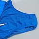 DLSMDOUS Herren Badehose mit Mesh-Innenfutter und schrägen Taschen für Strand, Surfen, Schwimmen, Boardsport Blau M