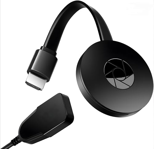 Dongle HDMI sans Fil 4K Adaptateur Affichage WiFi pour TV Projecteur Recepteur de Mise en Miroir Ecran AirPlay Miracast DLNA Streaming iPhone Android...