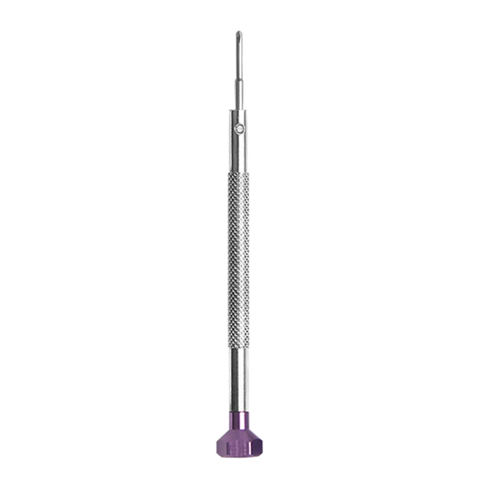 Hsioluted 1.6Mm Crosshead Nonslip Textured Screwdriver Sturdy Tool Steel Head Lightweight Aluminum Shaft Ideal For Clock Repair Projects Nonslip Watch