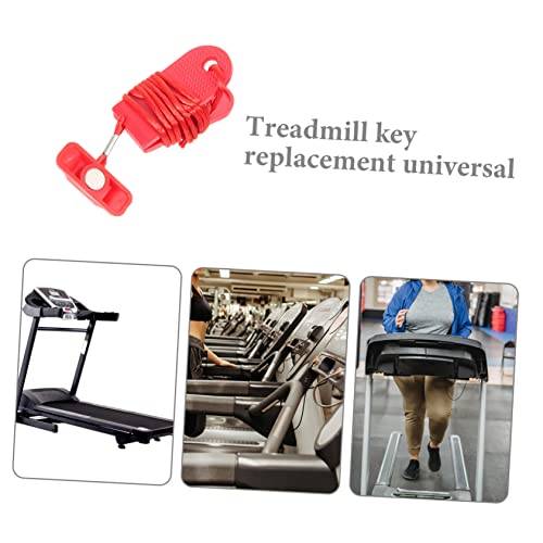 COHEALI Emergency Stop Magnet Key Red Red Accessories Security Lock Key Emergent Stop Key Magnet Safety Key Abs Running Red Treadmill Supplies Emergency Stop - Image 4