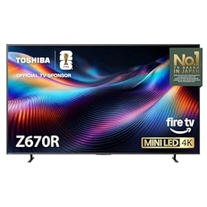 Toshiba 55″ Z670R Series Mini-LED 4K UHD Smart Fire TV (55Z670R, 2026...