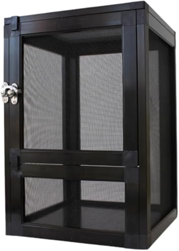 CokBlu 多生物対応アルミニウム合金爬虫類飼育箱 - カメレオン・トカゲ・カエル用ライブケージ|通気性良好取り外し可能ボックス|両生類・無脊椎動物カブトムシ観察所兼生息地?