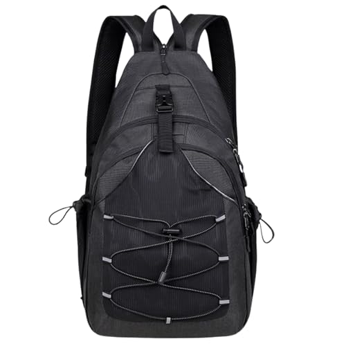Ruwshuuk Bolso para pecho, running grande mujer, bolso organizador para senderismo, gimnasio, correr, senderismo, Negro , riferimento alla descrizione, Consulte la