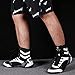 UKUBOXBAG Mens Womens Boxing Shoes Fashion Sparring Footwear Non Slip Wrestling Kickboxing Fitness Training Sneakers,Black,8.5