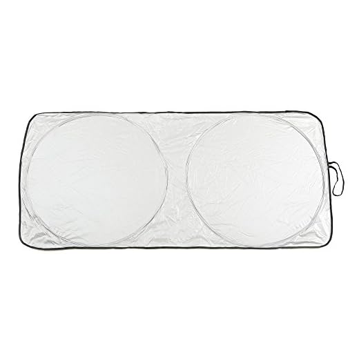 Sumex Silver Sun Parasol Delantero Plegable, XL