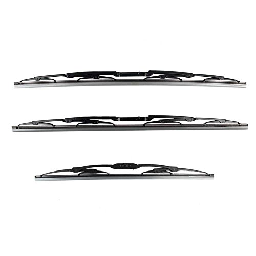 FOR FOR LAND ROVER RANGE ROVER 03-12 FRONT & REAR WIPER BLADE SET x3 DKC000040 LR012047 DKW100020