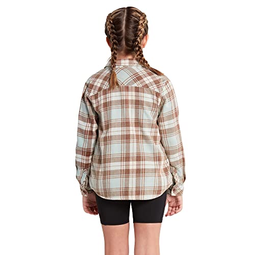 Image of Volcom Girls' Getting Rad Plaid Long Sleeve Flannel Shirt