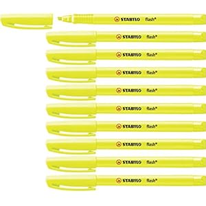 STABILO 555/24 – STABILO flash – 10 stuks – geel