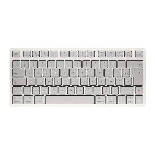 Clavier compact pour Mac AZERTY CHERRY KW 7100 Mini BT blanc
