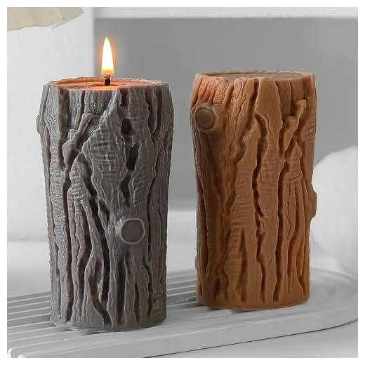 Pillar Tree Resin Mold - Resin Casting Silicone Molds for Home Decor & Candle Making Wave Spiral Mold