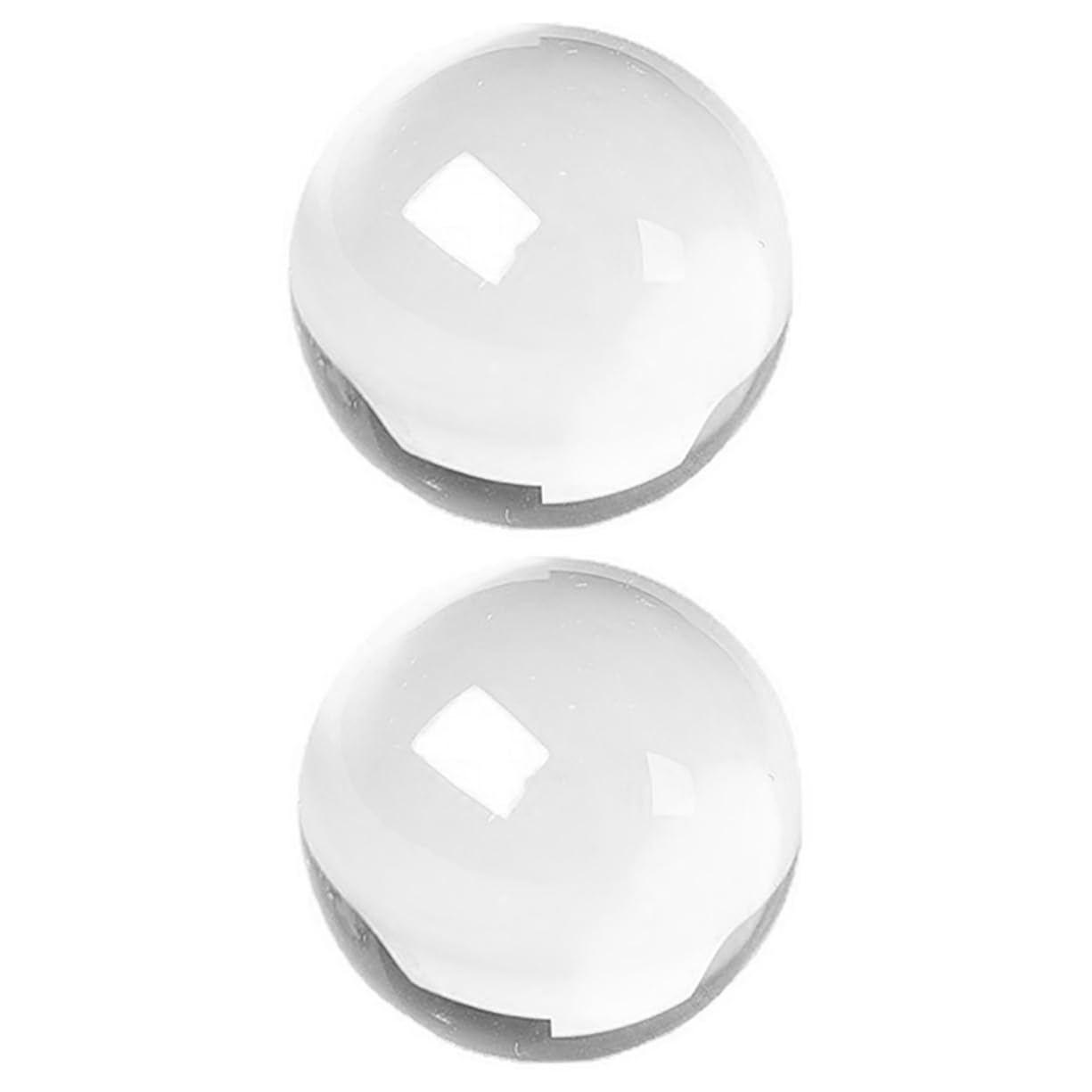 FOMIYES 2pcs Crystal Fitness Ball Massage Hand Balls Fitness Massaging Balls Massage Tool Hand Massage Balls Hand Fitness Balls Hand Handheld Massage Ball Jade Handballs