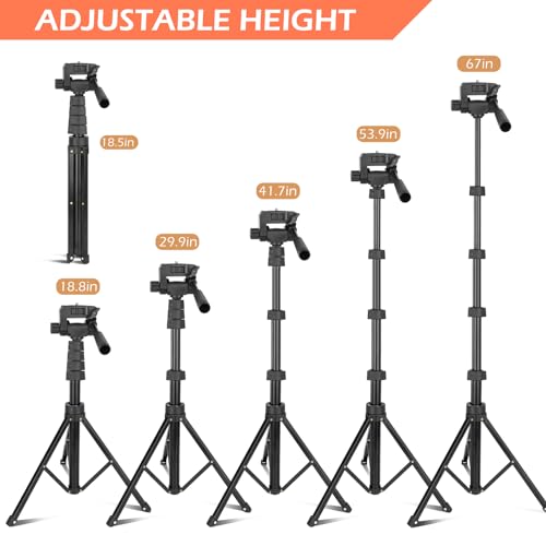 Aureday WYD-67IN 67 Inch Phone Tripod&Camera Stand thumb #1