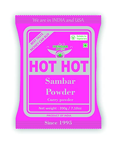 See full amazon price history chart for Iyengar Hot Hot Sambar Powder 200 g Iyengar Hot Hot Sambar Powder 200 g (B014CJX3G2) Amazon Price History, Amazon Price Tracker