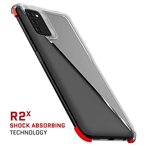 Image of Ghostek Covert Galaxy A03s Case with Clear Slim Fit Design and Anti-Slip Grip Bumper Premium Shockproof Protection Thin Protective Phone Cover Designed for 2021 Galaxy A03s (6.5 Inch) (Clear)