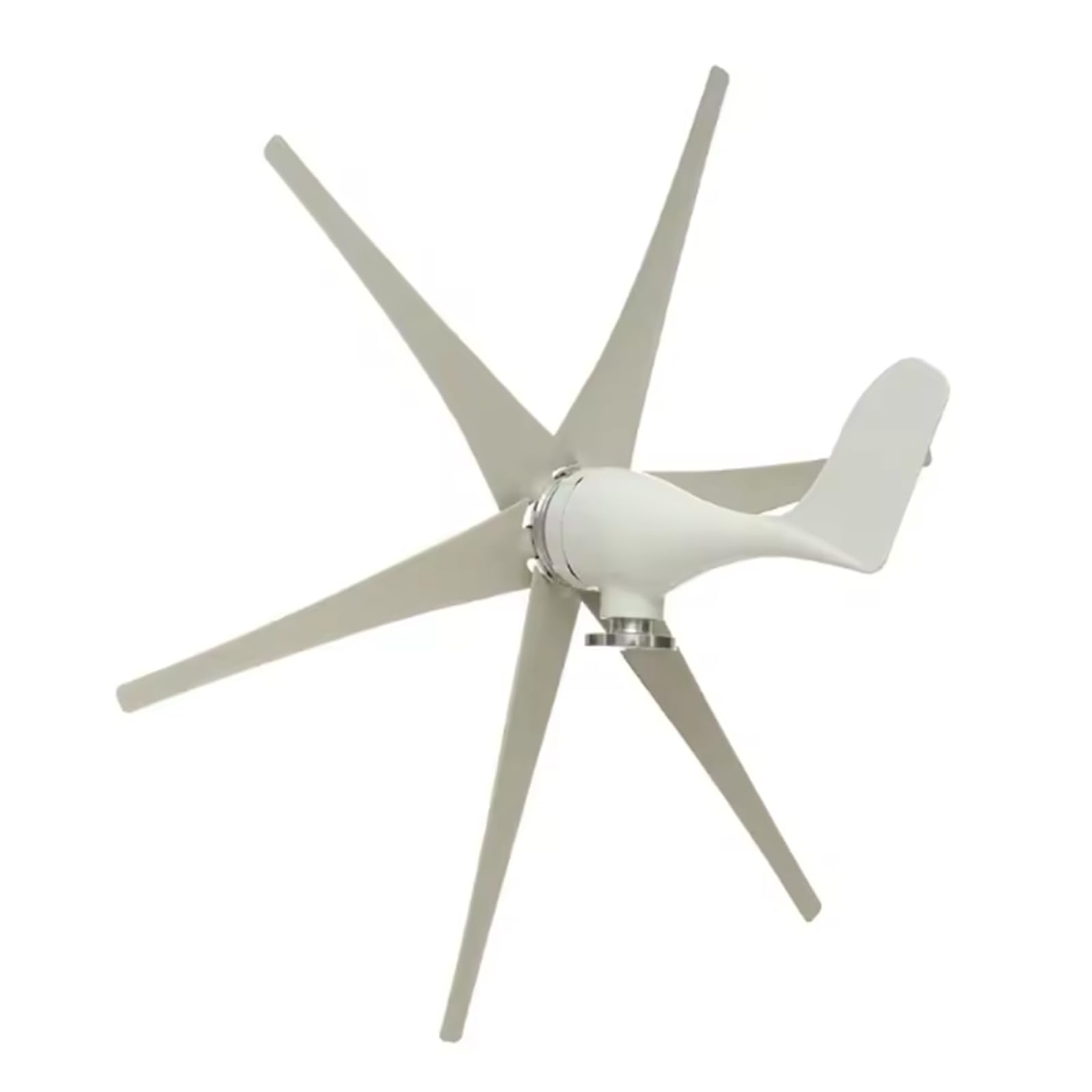 Generador de turbina eólica de 1000W-1500W, Kit de turbina eólica de 12V 24V 48V con Controlador MPPT, generador de energía eólica Blanca de 6 Palas para Barcos, hogar, Granja
